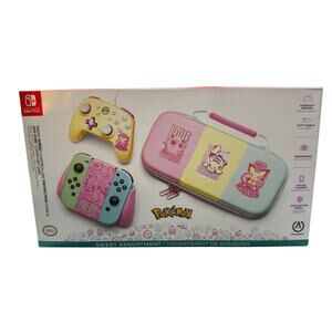 PowerA Nano Wired Controller w/ Case and Comfort Grips-Pokemon: Sweet Friends